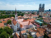 Crkva sv. Franje Asiškoga u Zagrebu, panoramska snimka